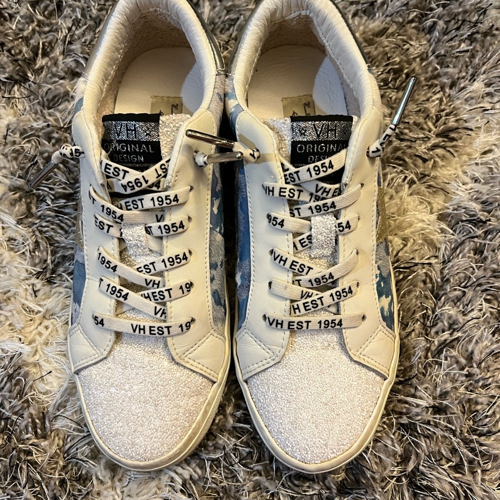 Vintage Havana Camouflage Blue Sneakers